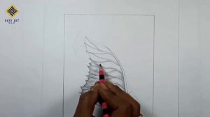 ★ Dramatic 3d Curled Leaf Pencil Sketch || Easy Art Pro