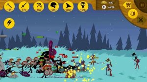 БОСС Стикменов в Stick War Legacy #6 Финал. Гиганты Кида в Пустыни. Нежить и вампиры на крутилкины