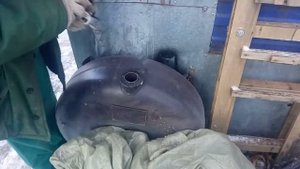 Замена мультиклапана при полном баллоне НА МОРОЗЕ -20 градусов.