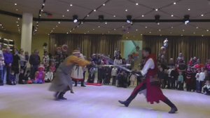 Артистическое фехтование на длинных мечах / Мастер-классы выездного тира