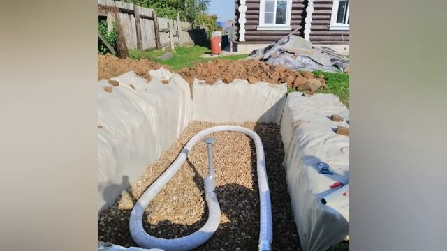 Поле рассеивания канализационной воды на участке с высоким уровнем грунтовых вод смотреть онлайн