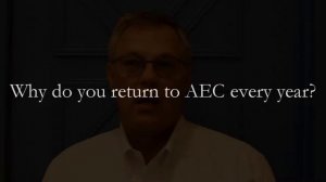 2017 AEC – Attendee chat with Keith White