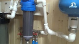 Очистка мутной воды из скважины фильтром с промывной титановой мембраной