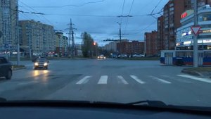 Разворот на регулируемом перекрёстке