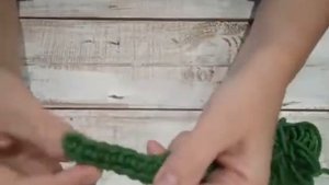 Красивый край при вязании крючком. Шарф.