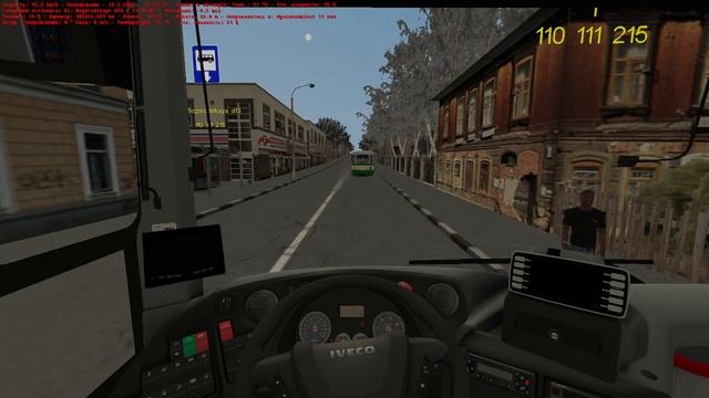 OMSI 2 BUS IVECO MAP Большая Деревня Маршрут 111 #omsi #omsi2