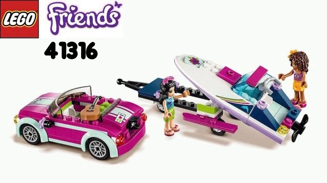 Лего конструктор - Lego Friends Скоростной катер Андреа (41316)