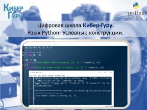 Условные конструкции в Python