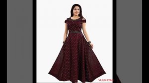 Women's Twill Satin Butti Western Stylish Gown Dress for Women @Afestivecollection.