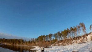 Охота на гусей на реке Сым