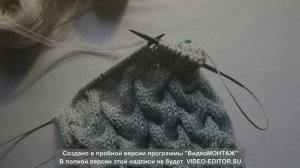 Шапка с косами и градиентом. Мастер-класс.