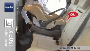 Inglesina Huggy Multifix + База Isofix (группа 0+) видео-инструкция
