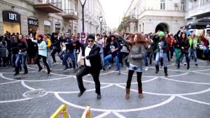 Флешмоб в центре Баку. Sexy Gangnam Style