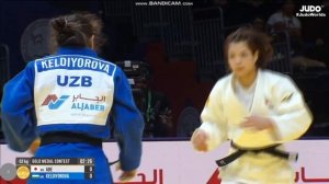 gold medal ABE UTA vs KELDIYOROVA DIYORA
