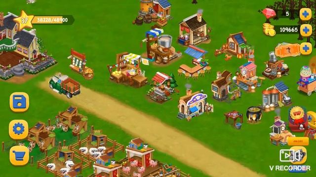 FARM DAY VILLAGE GAMEPLAY||#Level37||FARM DAY VILLAGE ||Farming games смотреть онлайн