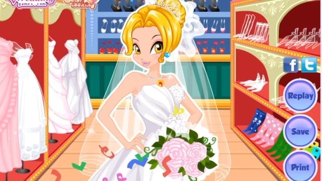 Клуб Винкс - Свадьба Стеллы - Свадебные покупки | Мультики про фей для девочек смотреть онлайн