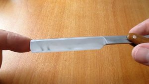 Опасная бритва своими руками из напильника