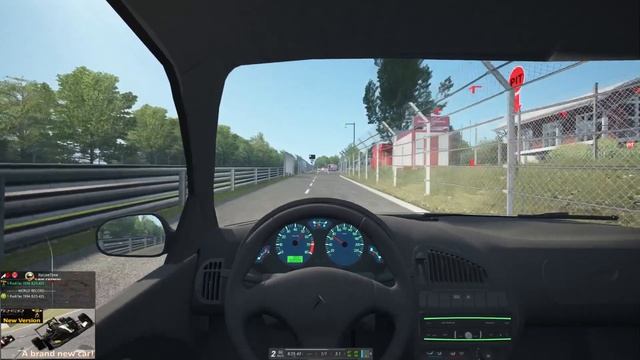 Citroen Saxo VTS CUP 1998 - Nurburgring Tourist - #89 8:25.43 Assetto Corsa смотреть онлайн
