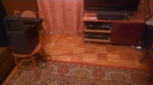 Электростаты. Звучание только одних НЧ динамиков в акустике без (!) ВЧ электростатов.