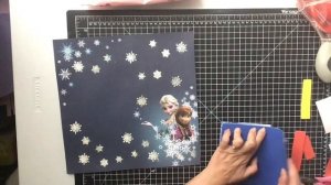 Disney Youtube Hop/ Scrapbooking Process Video #40/ “Elsa and Anna”/