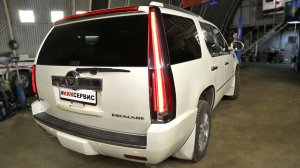 Красные фонари Cadillac Escalade 3 в стиле 4 поколения (американские)