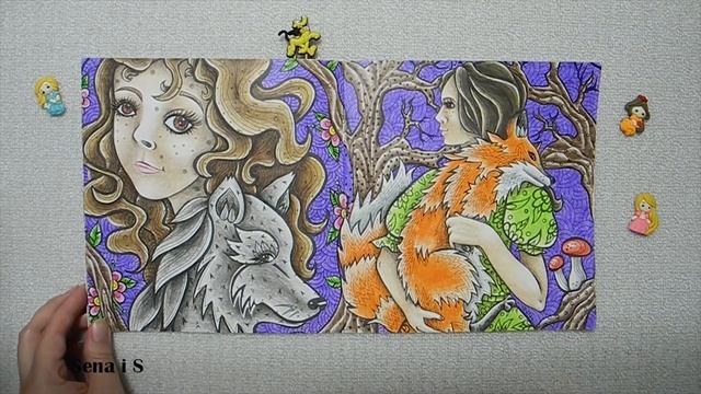 РАСКРАШЕННОЕ за месяц МАРТ геоморфозы ХАННА КАРЛСОН колористик АРТ ЙОГА / Coloring Book / SenaiS Ar