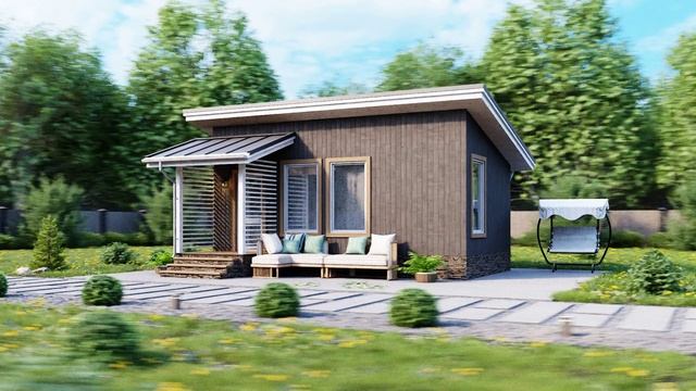 Каркасный дом Акей 4x7