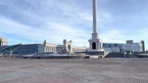 [4K] Walking near the sights of Astana Kazakhstan | ASMR No talking Video Walks