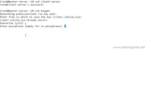 Configure SSH Password less Login Authentication using SSH keygen on Linux
