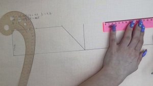 ПОСТРОЕНИЕ ВЫКРОЙКИ ПОЯСА ДЛЯ ЧУЛОК ЗА 5 МИНУТ