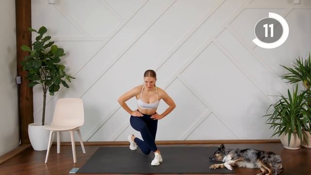 TONED LEGS & ROUND BOOTY At Home Workout (No Equipment)