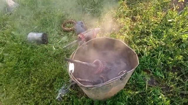 Обжиг Меди в закат, нашёл жк телевизор, разборка и результат Меди по весам смотреть онлайн