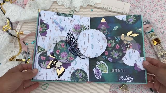 альбом с элементами Pop-Up из коллекции {Хиппи Тревел} от April Paper смотреть онлайн