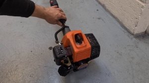 Hitachi 2 Stroke Petrol Strimmer CG22 PureFire Priming Starting and Air Filter Location