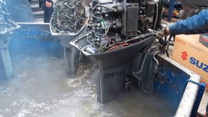 Мотор лодочный Yamaha 50, б/у 1987 г.в.