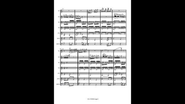 VOU VIVENDO for Flute Choir by Denis Barbier смотреть онлайн