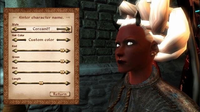 Oblivion: Character Creation (with Modded Races)