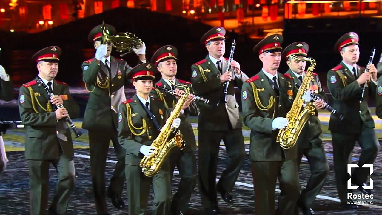 Японский коллектив «Канто Мацури» и оркестр штаба ЮВО России