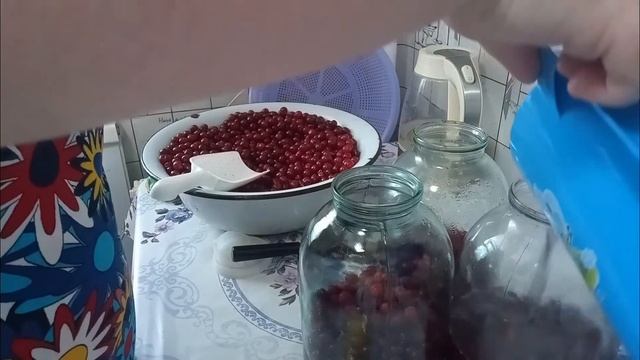 НАЧАЛИСЬ ЗАГОТОВКИ НА ЗИМУ//КОМПОТ ИЗ ВИШНИ//