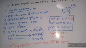 Solid State15 (কঠিন অবস্থা) Class-12 Metal excess defect and Metal deficiency defect