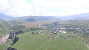 По горным дорогам. Шовкра. Лакский район. Аэросъемка