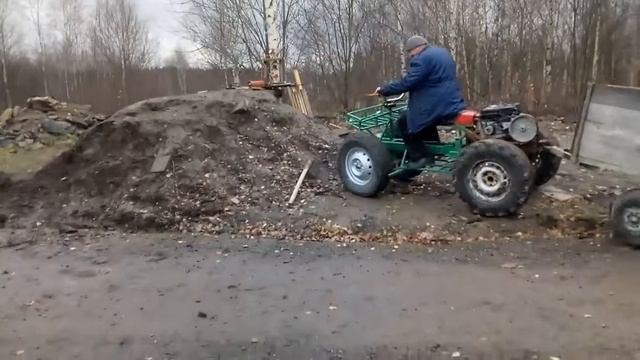 Квадроцикл из мотоблока! смотреть онлайн