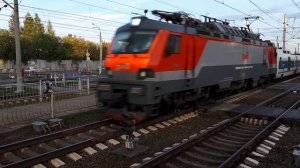 Последний Скоростной поезд "Стриж" летит на Санкт-Петербург из Самары 170 км.ч