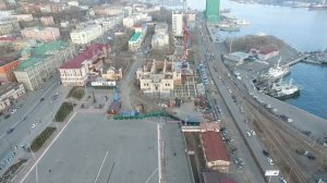 Полеты в центре Владивостока