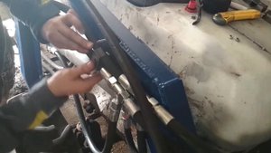 Самодельный КУН на мини-трактор. Делаем обвязку.