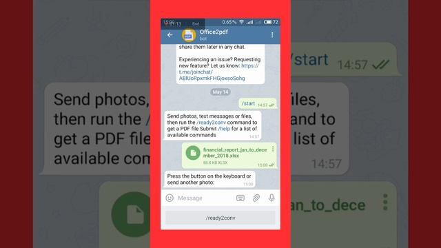 របៀប Convert World excel ទៅ PDF files Telegram App / How to Convert World excel To PDF telegram смотреть онлайн