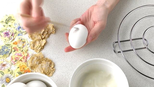 Пасха: яйца в технике декупаж смотреть онлайн