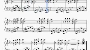 Мелодия на тему армянской песни "Ов, сирун, сирун" на пианино