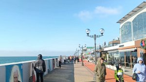 Имеретинская набережная в пос. Сириус (Сочи), первый день нового 2024 года. Замечательная погодка!