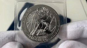 Морская унция Руанды! Коллекция серебряных монет с парусниками!
